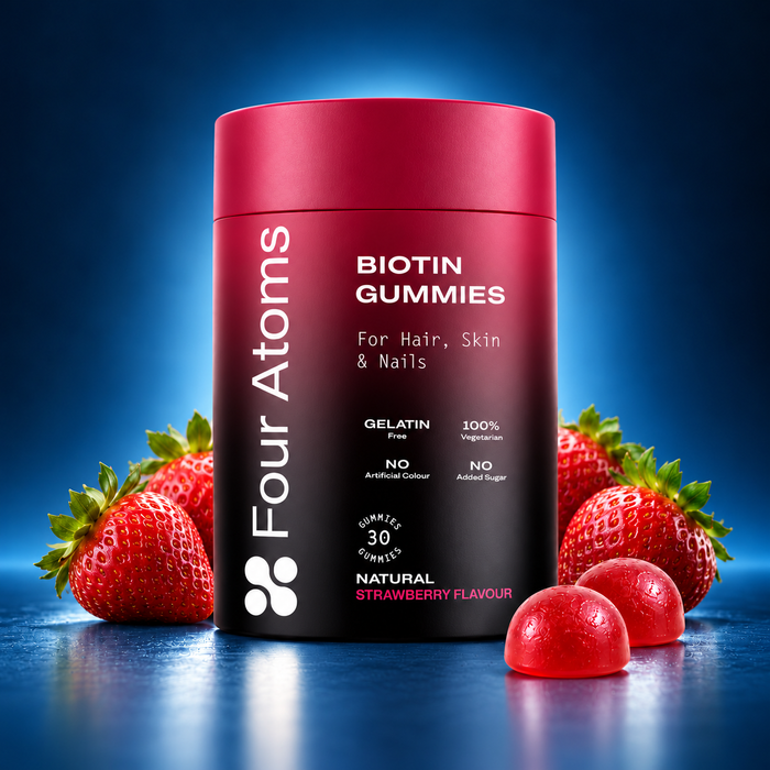 Biotin Hair Gummies for Hair Growth, Skin & Nails