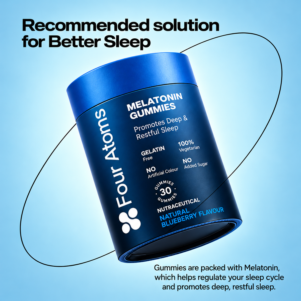 Melatonin Gummies for Sleep and Stress Relief