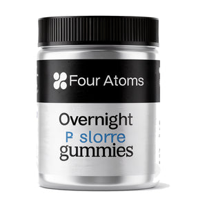 Four Atoms Overnight Restore deep sleep gummies pack front view