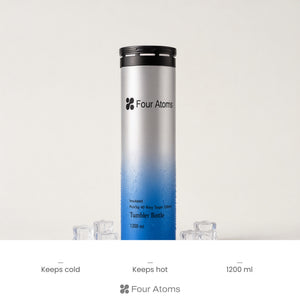Rosy taupe steel tumbler with dual sip and swig lid and straw, close-up
