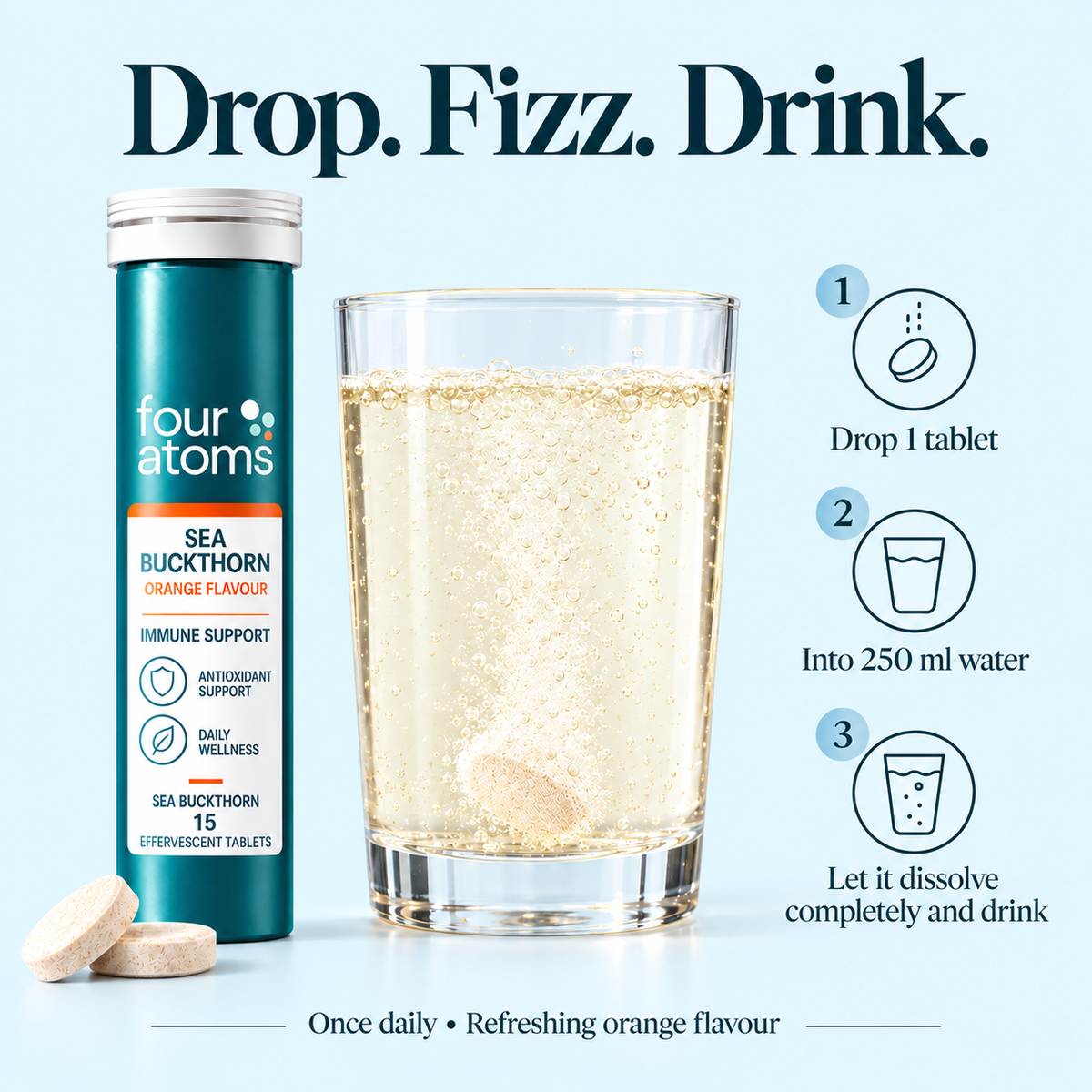Sea Buckthorn Effervescent Tablets